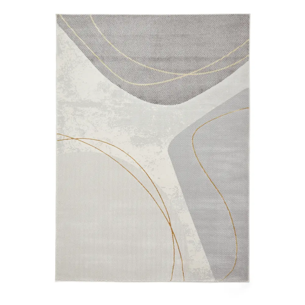 Apollo E9974 Grey/Gold Modern Abstract Rug - Image 4