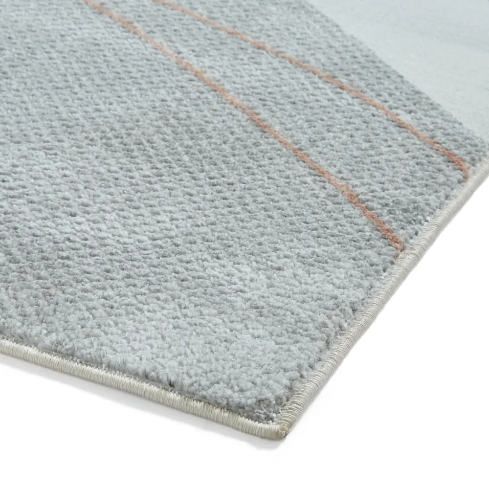 Apollo E9974 Grey/Rose Modern Abstract Rug - Image 8