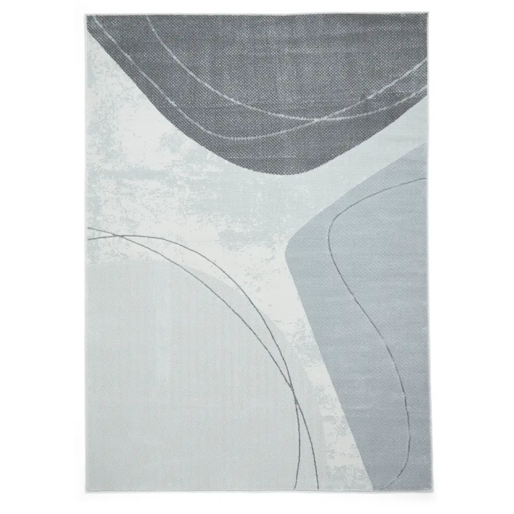 Apollo E9974 Grey/Silver Modern Abstract Rug - Image 4