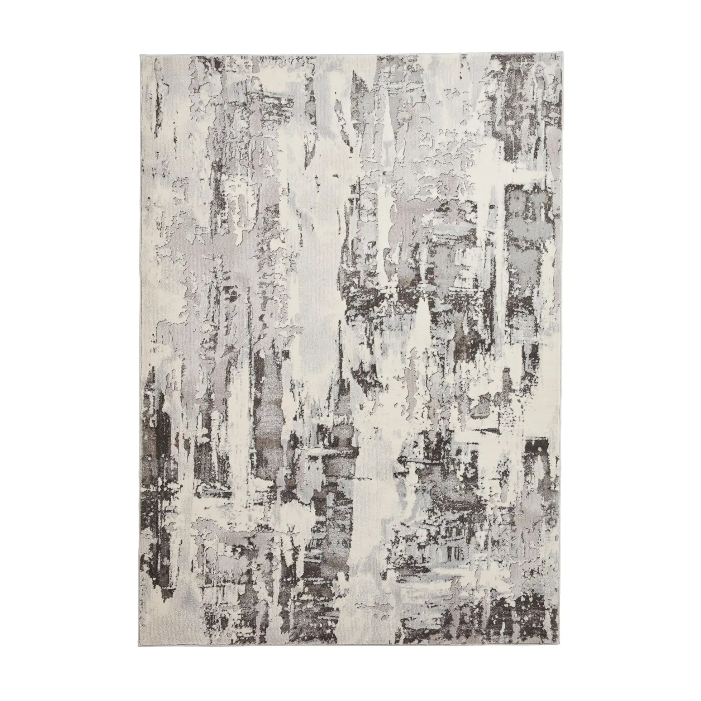 Apollo Think GR579 Grey Ivory Rug - Image 2