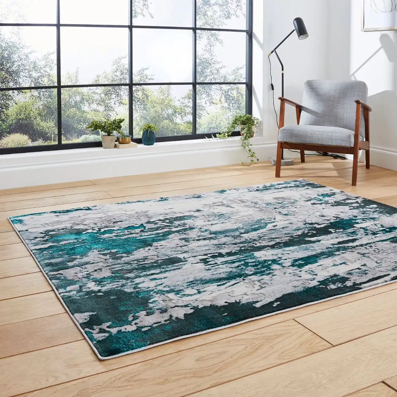 Apollo Think GR580 Grey Green Rug - Image 3