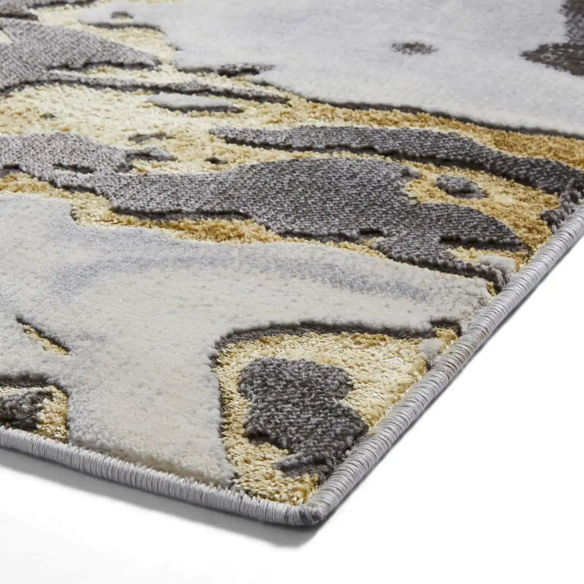 Apollo Think GR584 Grey Gold Rug - Image 4