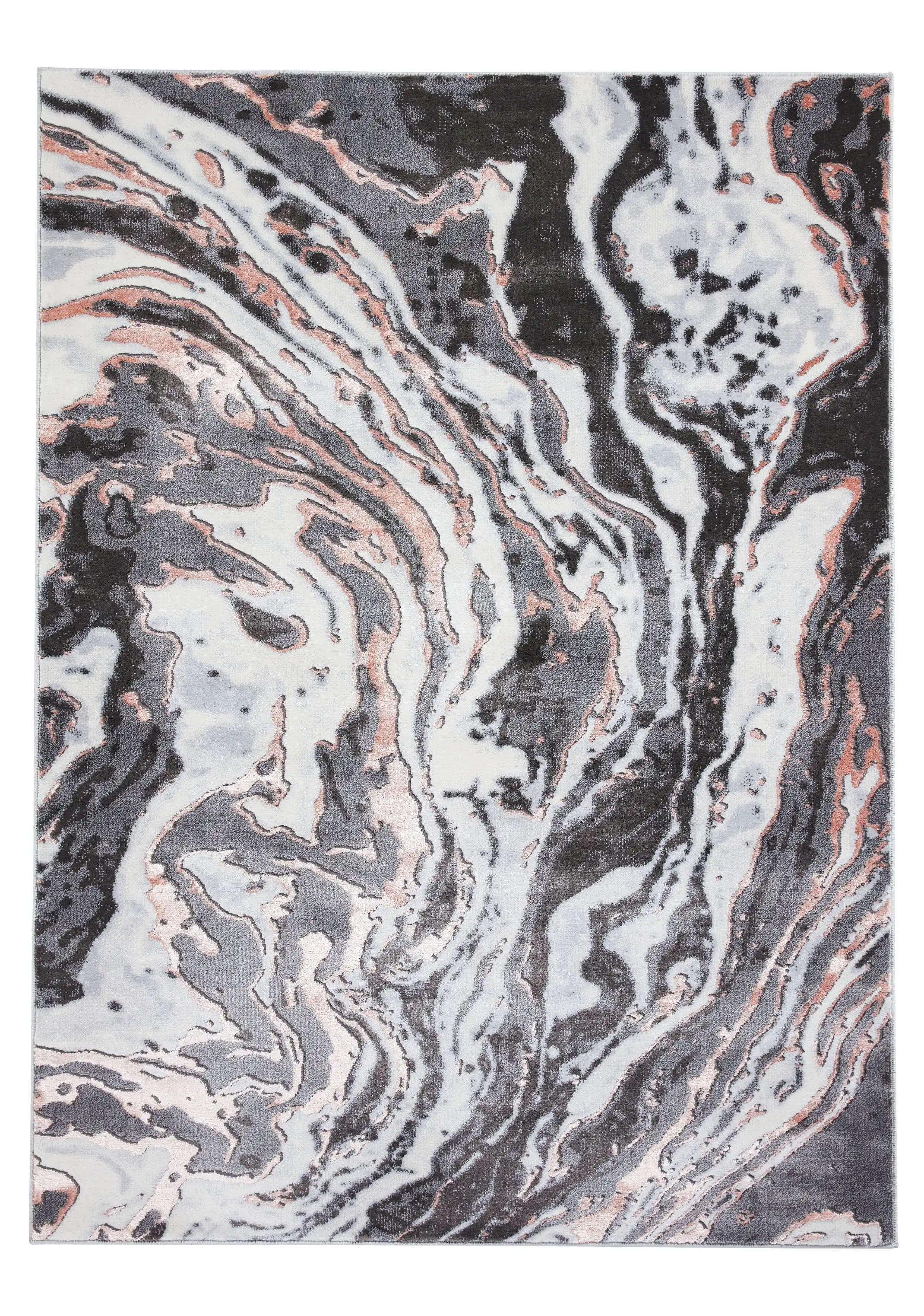 Apollo Think GR584 Grey Rose Rug - Image 2