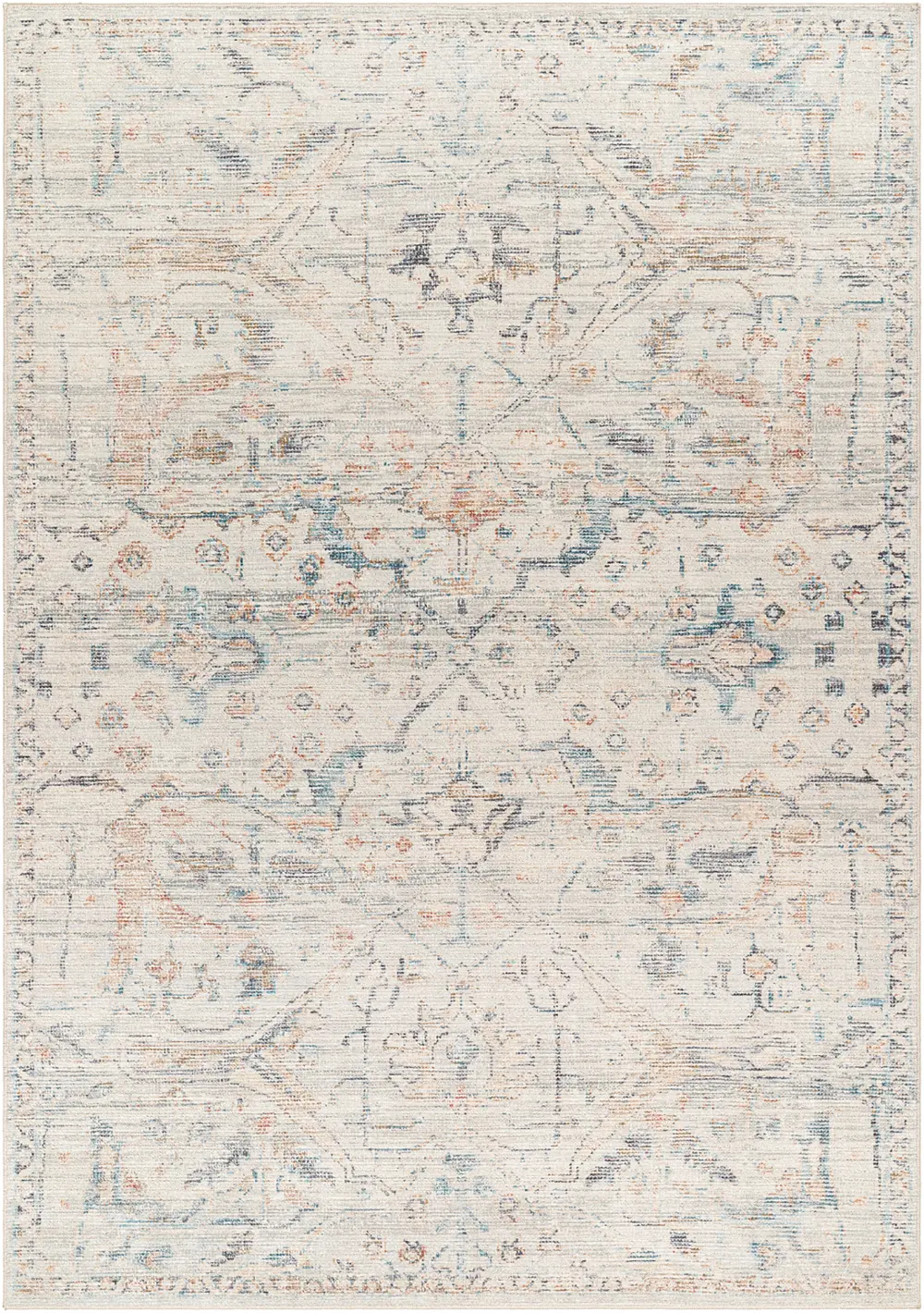 Marlene Becki Owens X Livabliss Vintage Oriental Boho Cream Rug - Image 4