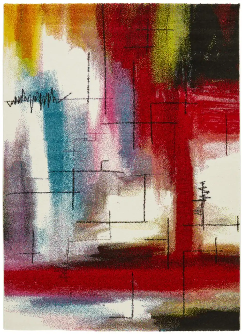 ART COLLECTION ART106 Multicolour Rug - Image 3