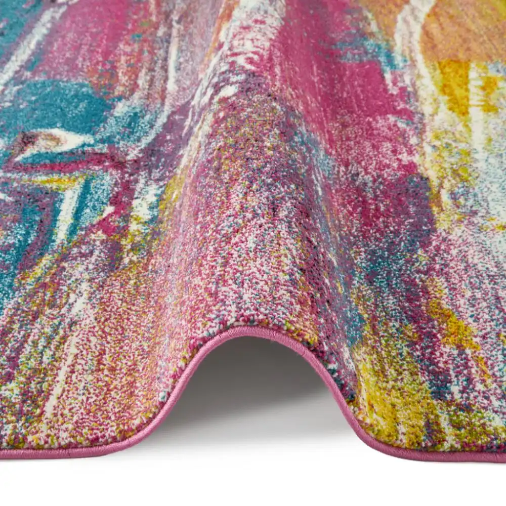 ART COLLECTION ART107 Light Multicolour Rug - Image 4