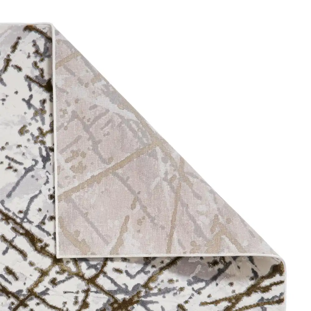Artemis B8403A Gold Silver Rug - Image 4