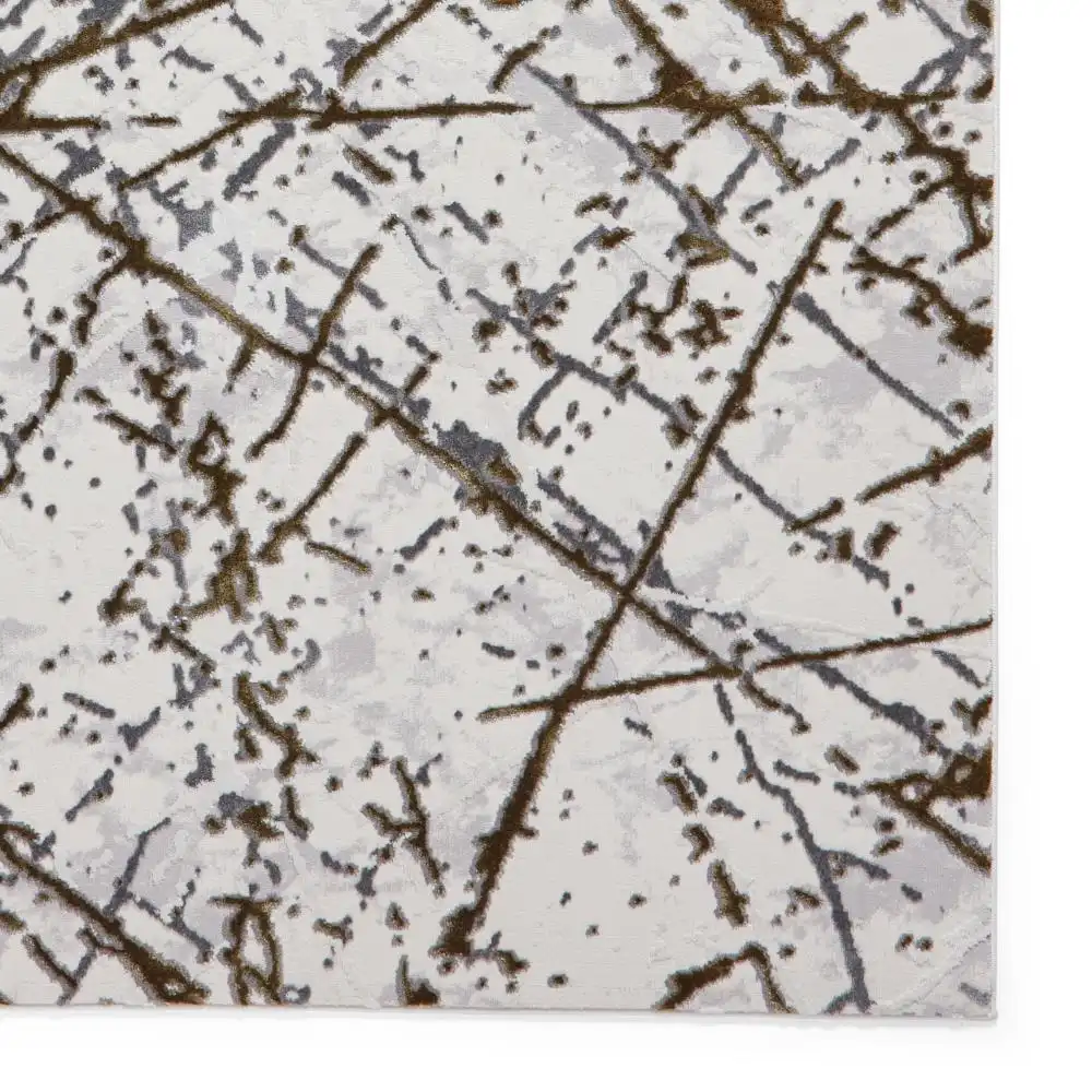 Artemis B8403A Gold Silver Rug - Image 5