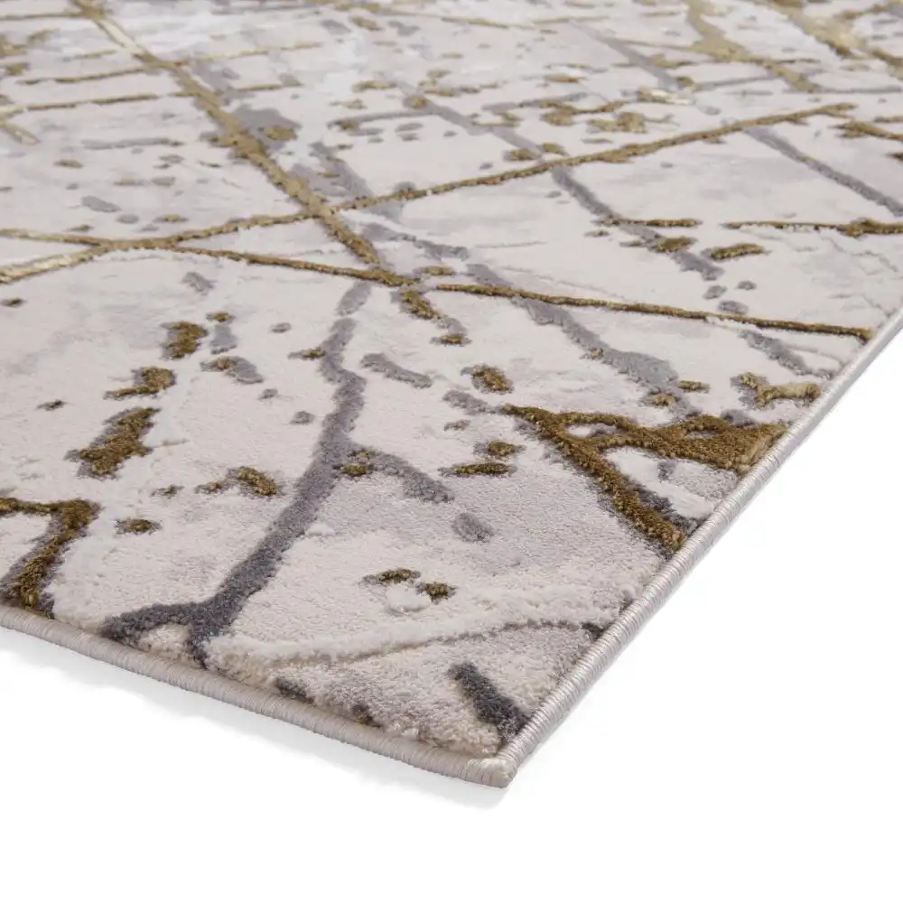 Artemis B8403A Gold Silver Rug - Image 7
