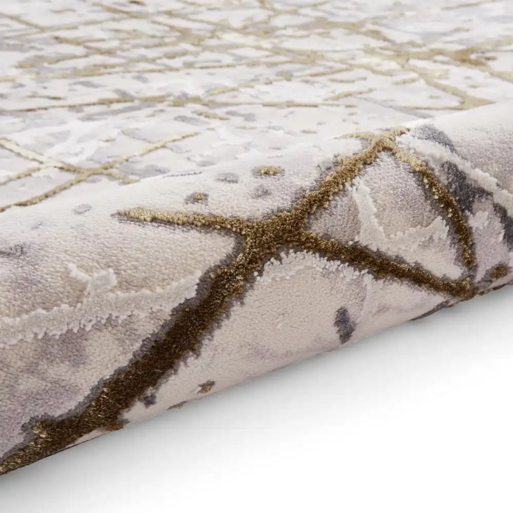 Artemis B8403A Gold Silver Rug - Image 9