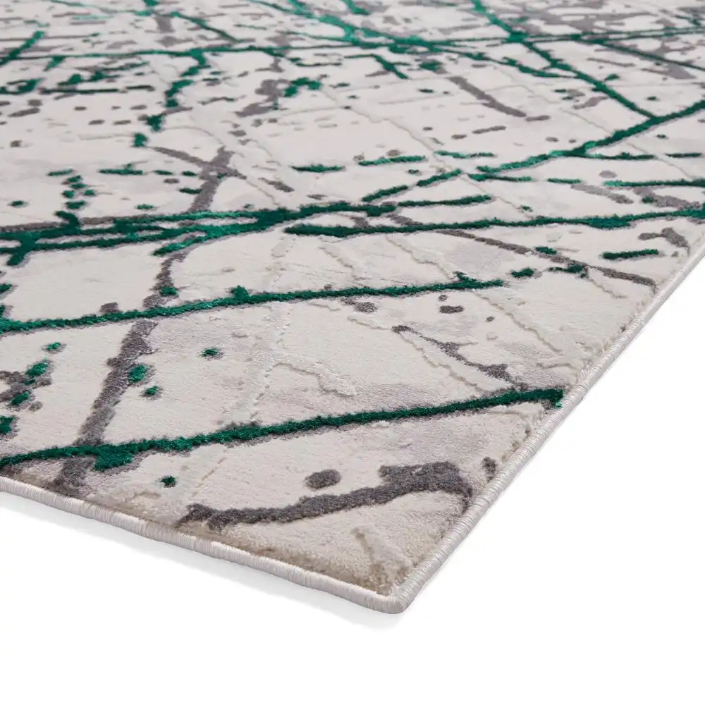 Artemis B8403A Green Silver Rug - Image 7