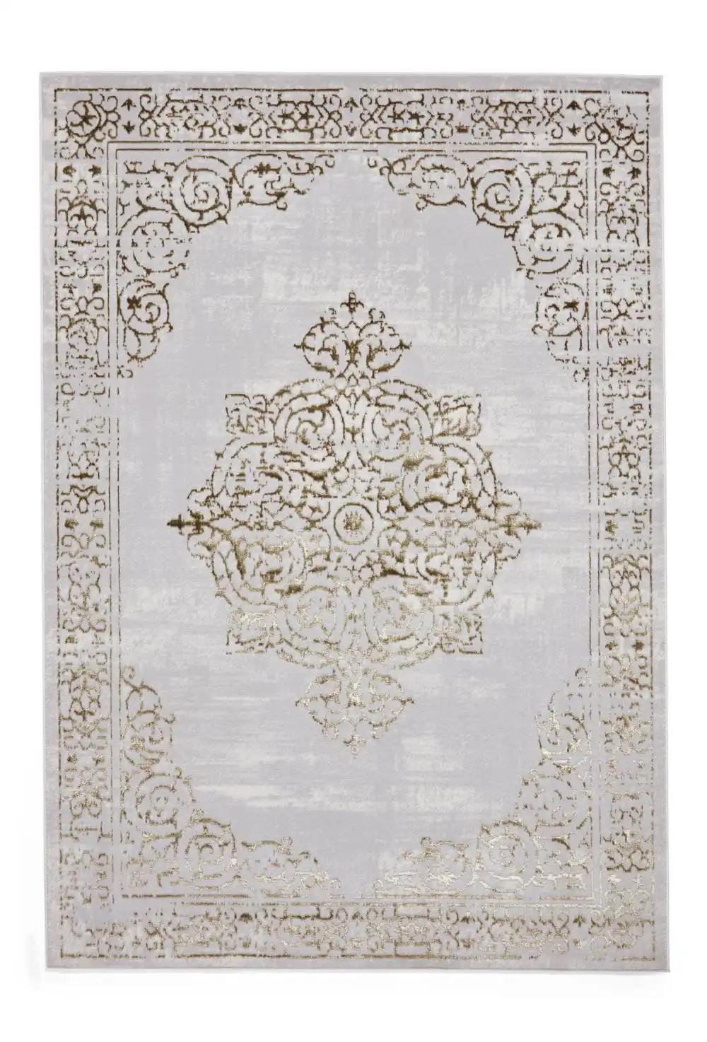 Artemis B9076A Gold Silver Rug - Image 3