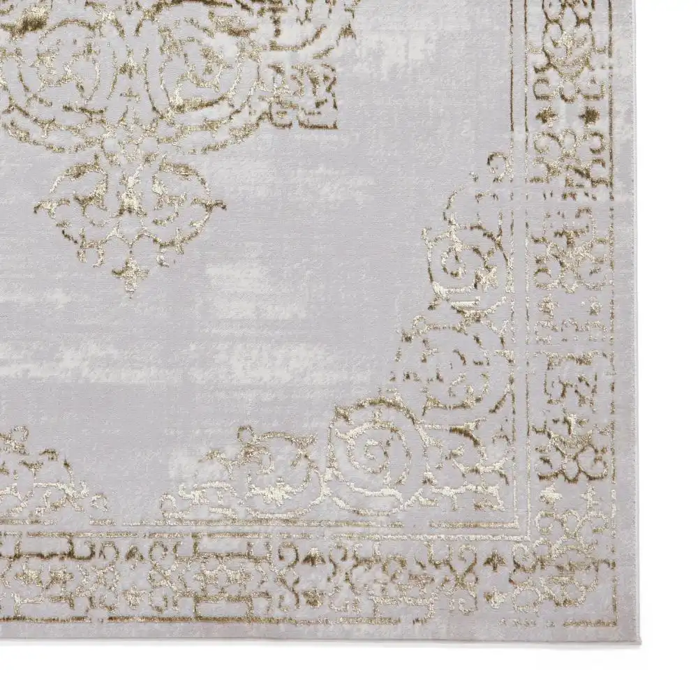 Artemis B9076A Gold Silver Rug - Image 5