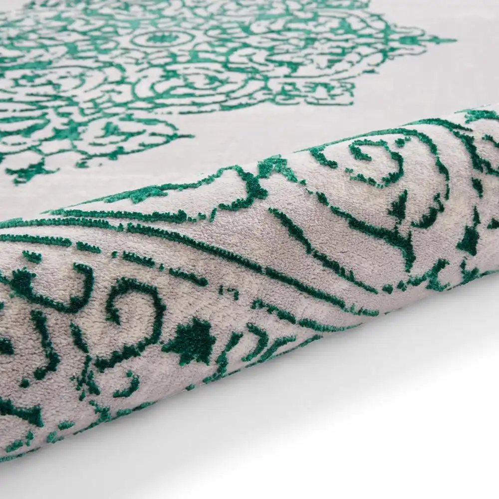 Artemis B9076A Green Silver Rug - Image 9