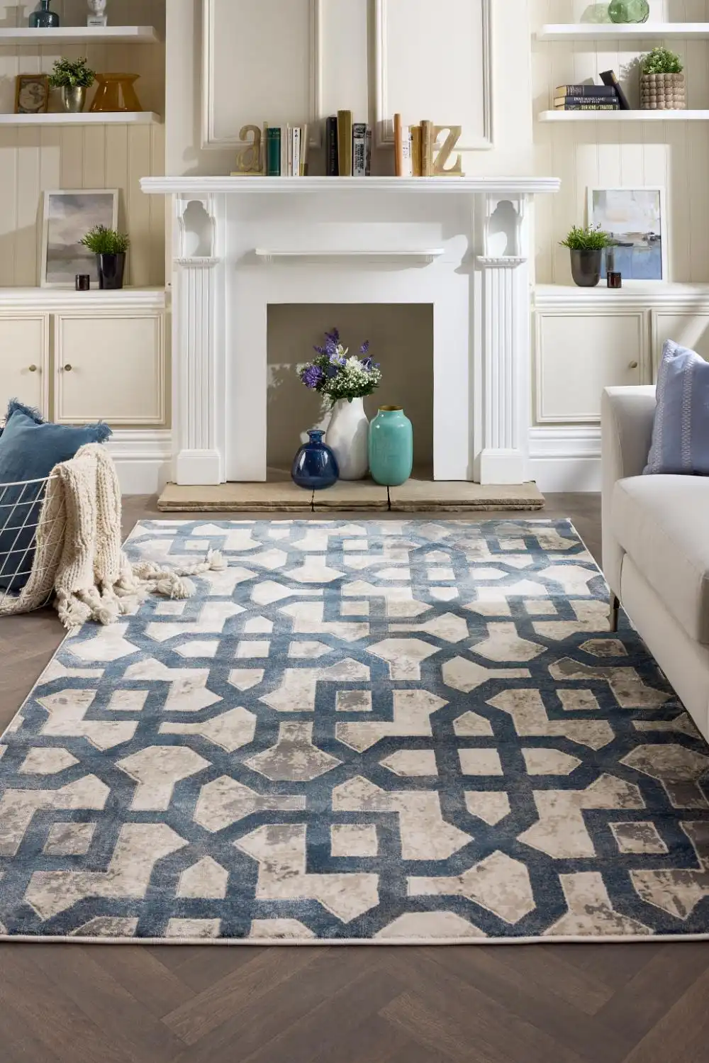 Avanti Blue Grey Rug