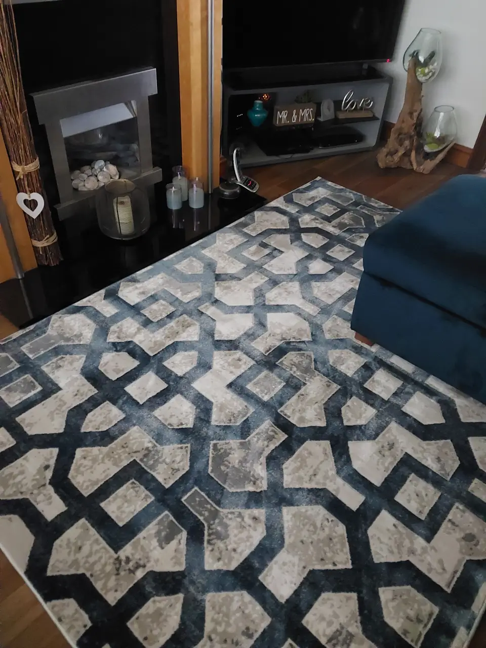 Avanti Blue Grey Rug - Image 2