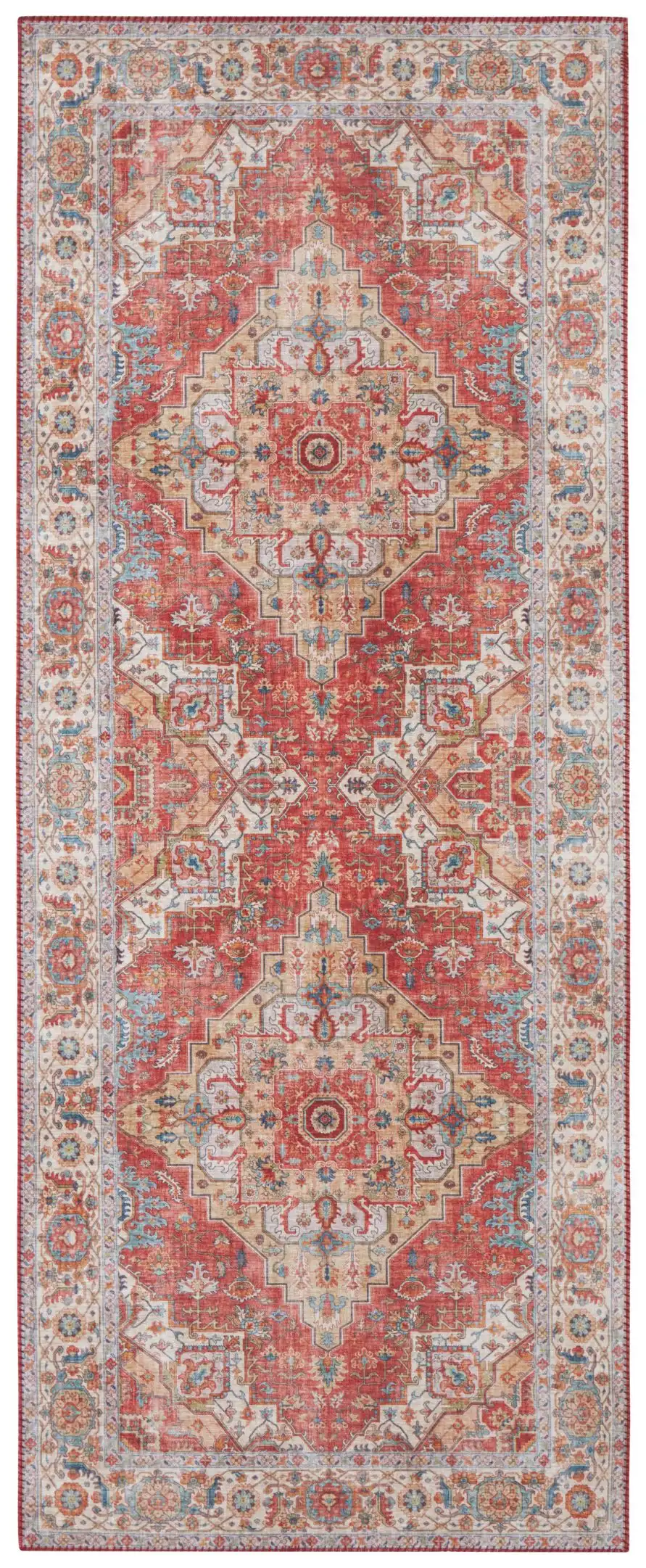 Asmar 104013 Sylla Brick Red Rug - Image 5