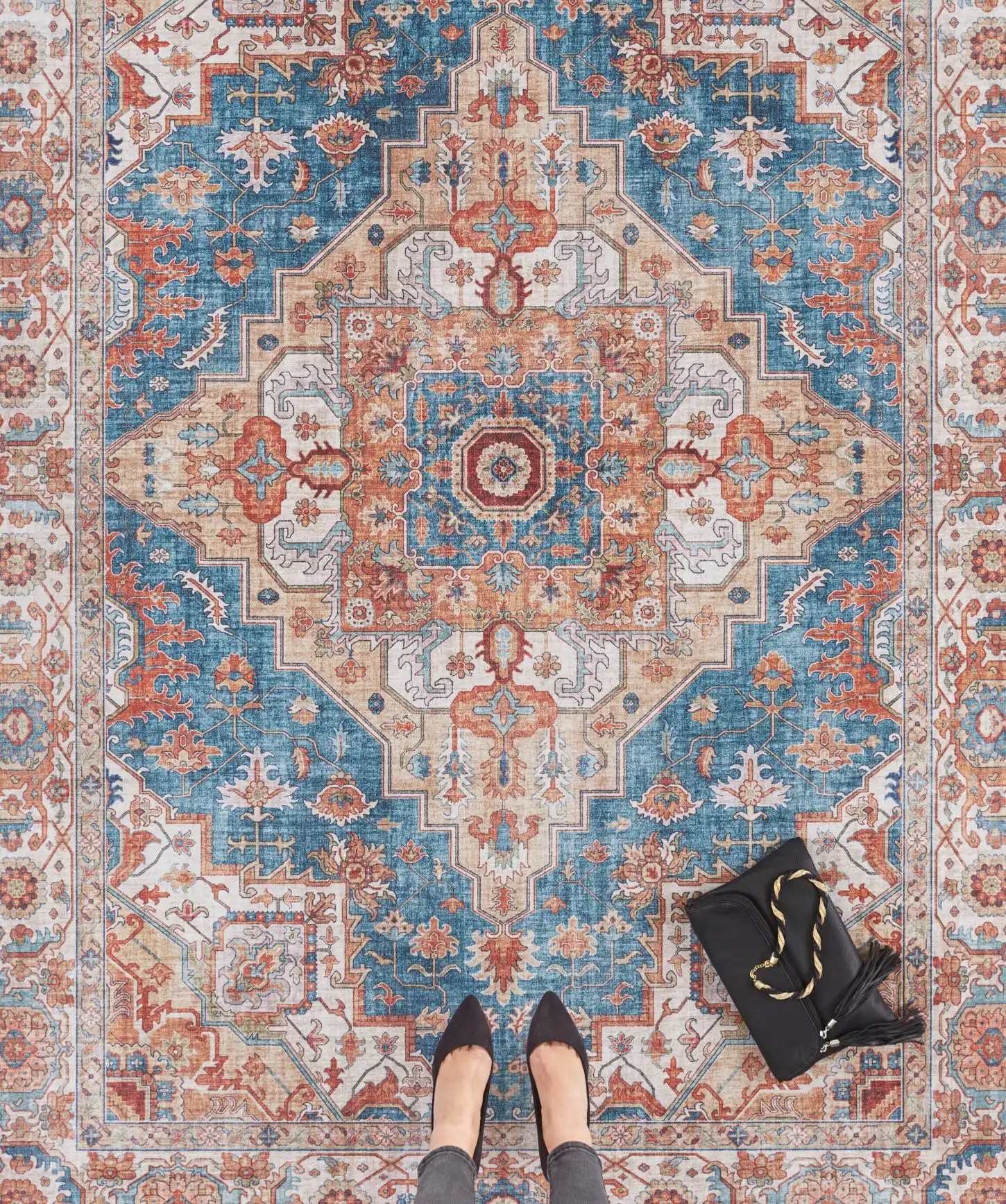 Asmar 104014 Sylla Jeans Blue Rug - Image 3