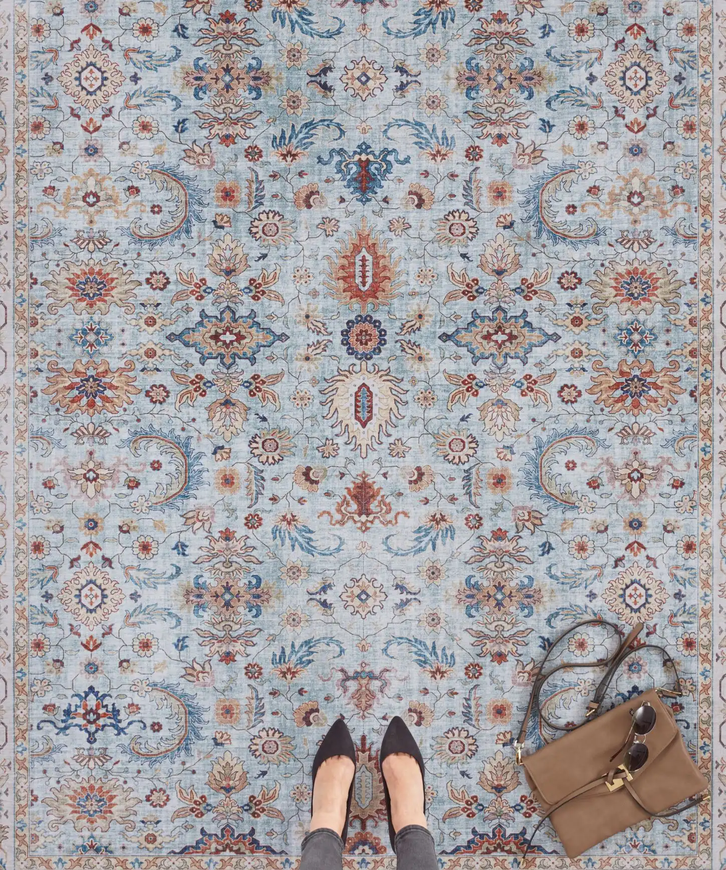 Asmar 104005 Vivana Heaven Blue Rug - Image 3