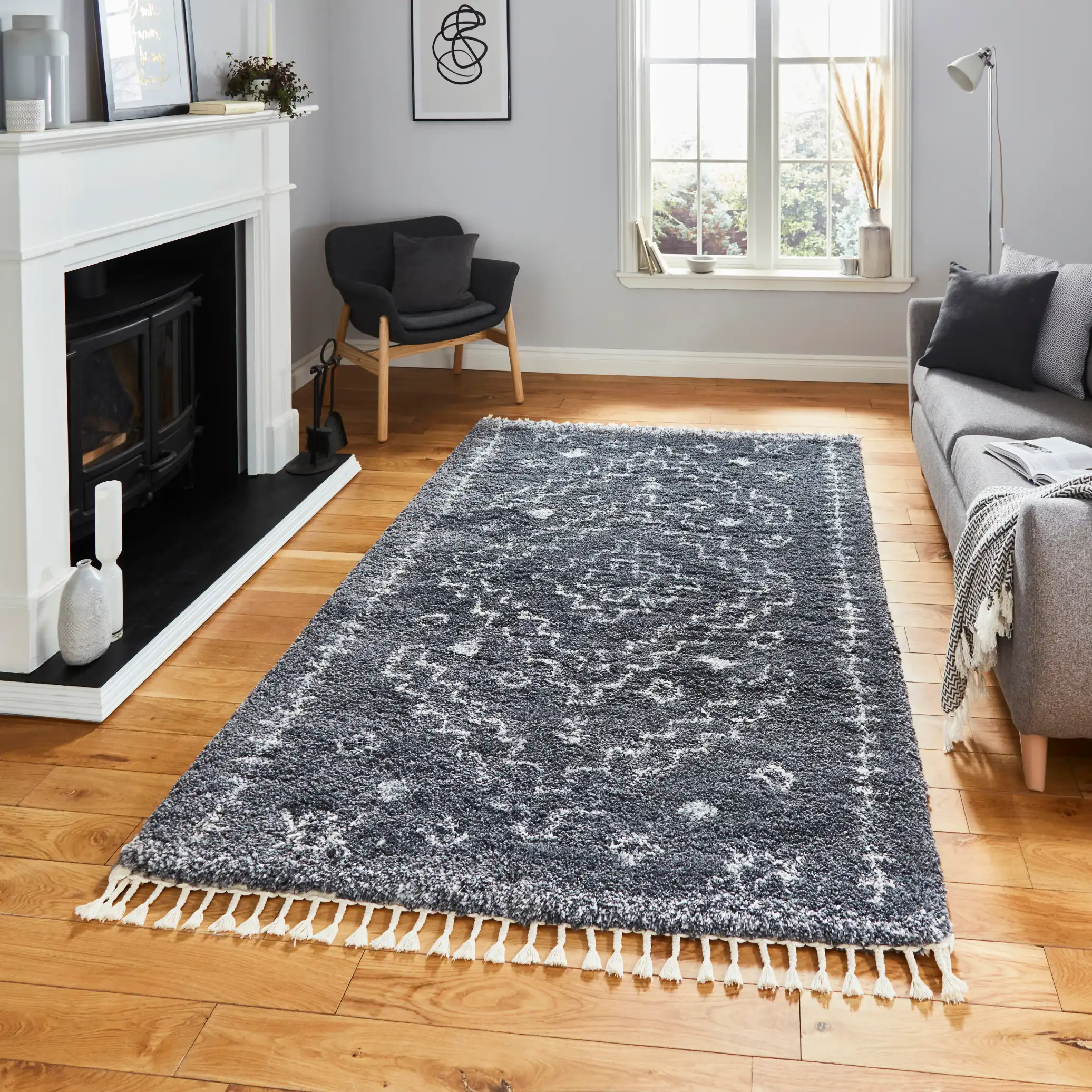 Aspen 1537 Grey Ivory Rug