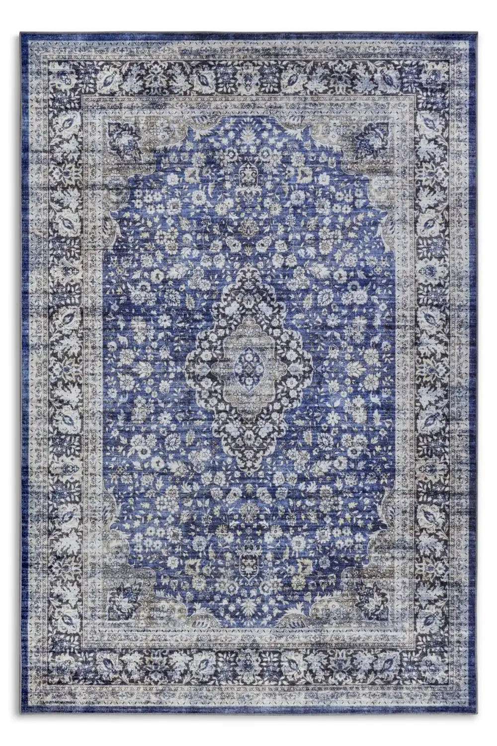 Asya 106039 Dark Blue Cream Rug - Image 6