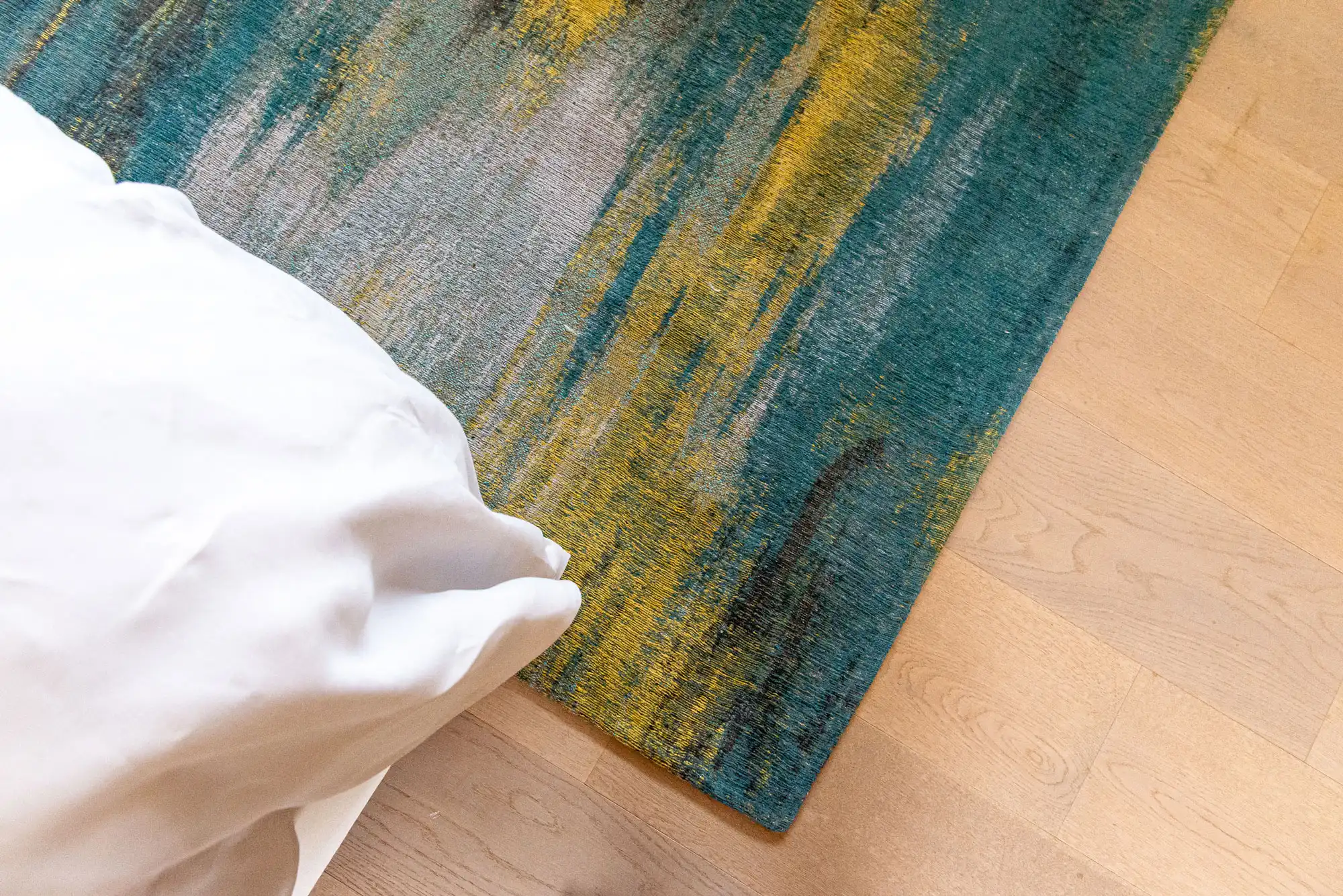 Atlantic 9119 Nymphea Blue Washable Rug - Image 4