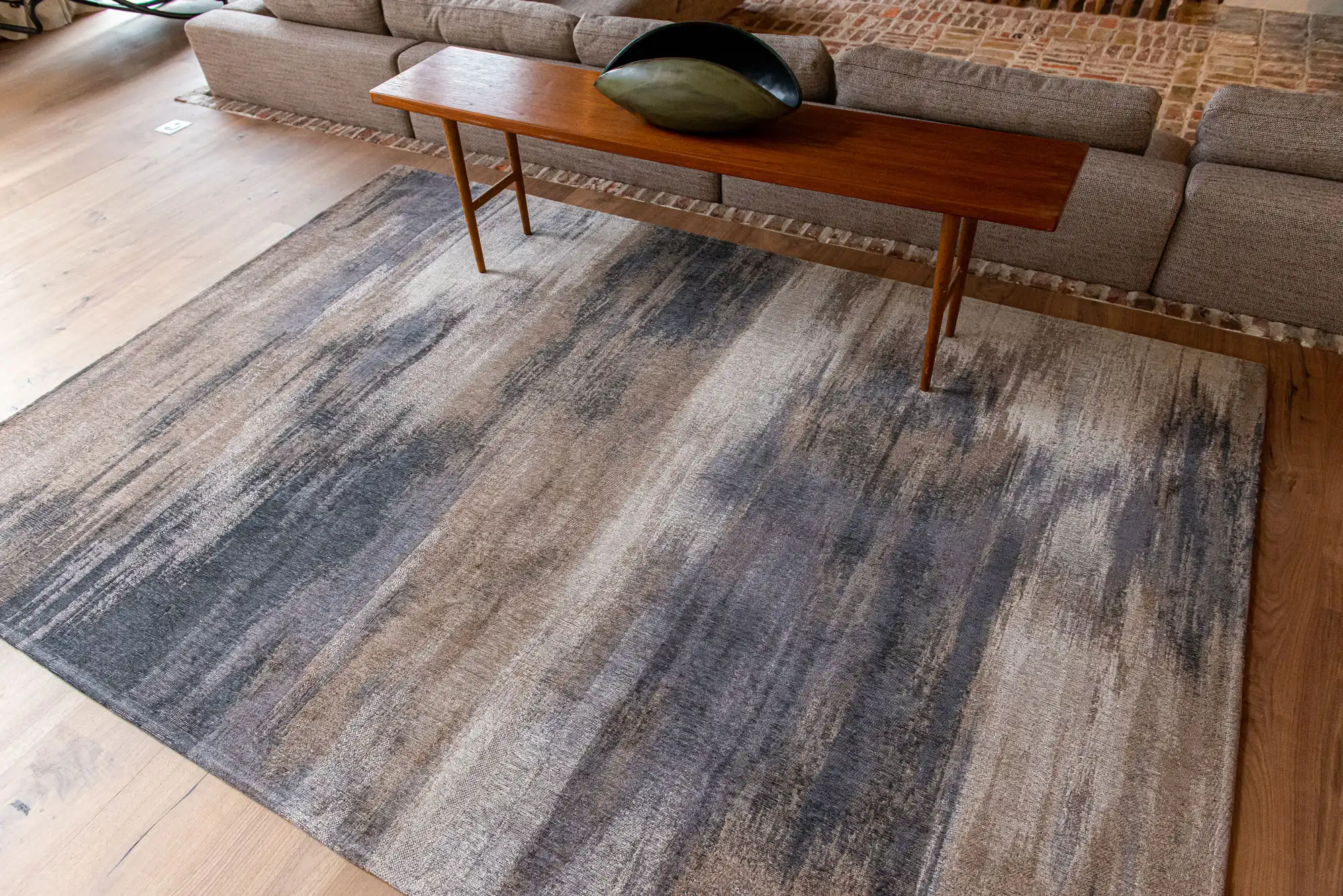 Atlantic 9121 Giverny Beige Washable Rug