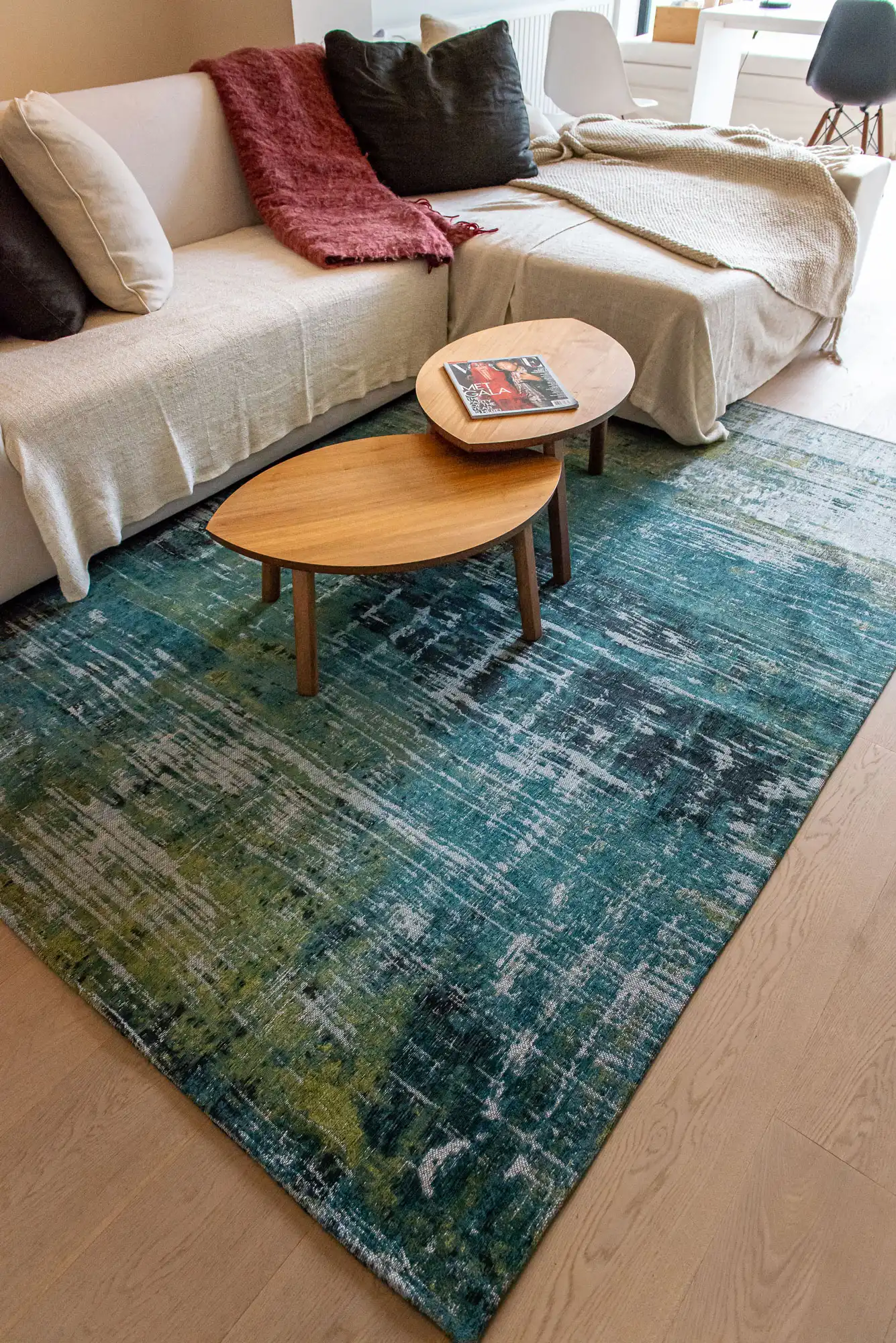 Atlantic Streaks 9126 Glen Cove Washable Rug