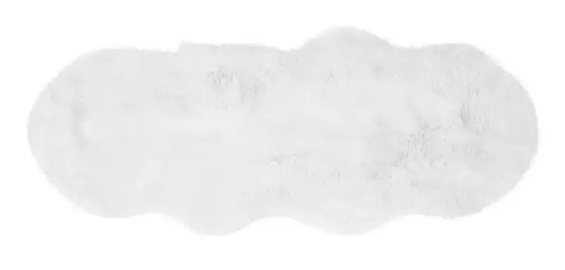 Auckland Luxury Faux Sheepskin White Rug - Image 2