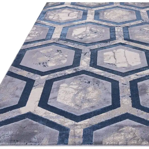 Aurora AU19 Hexagon Rug - Image 4