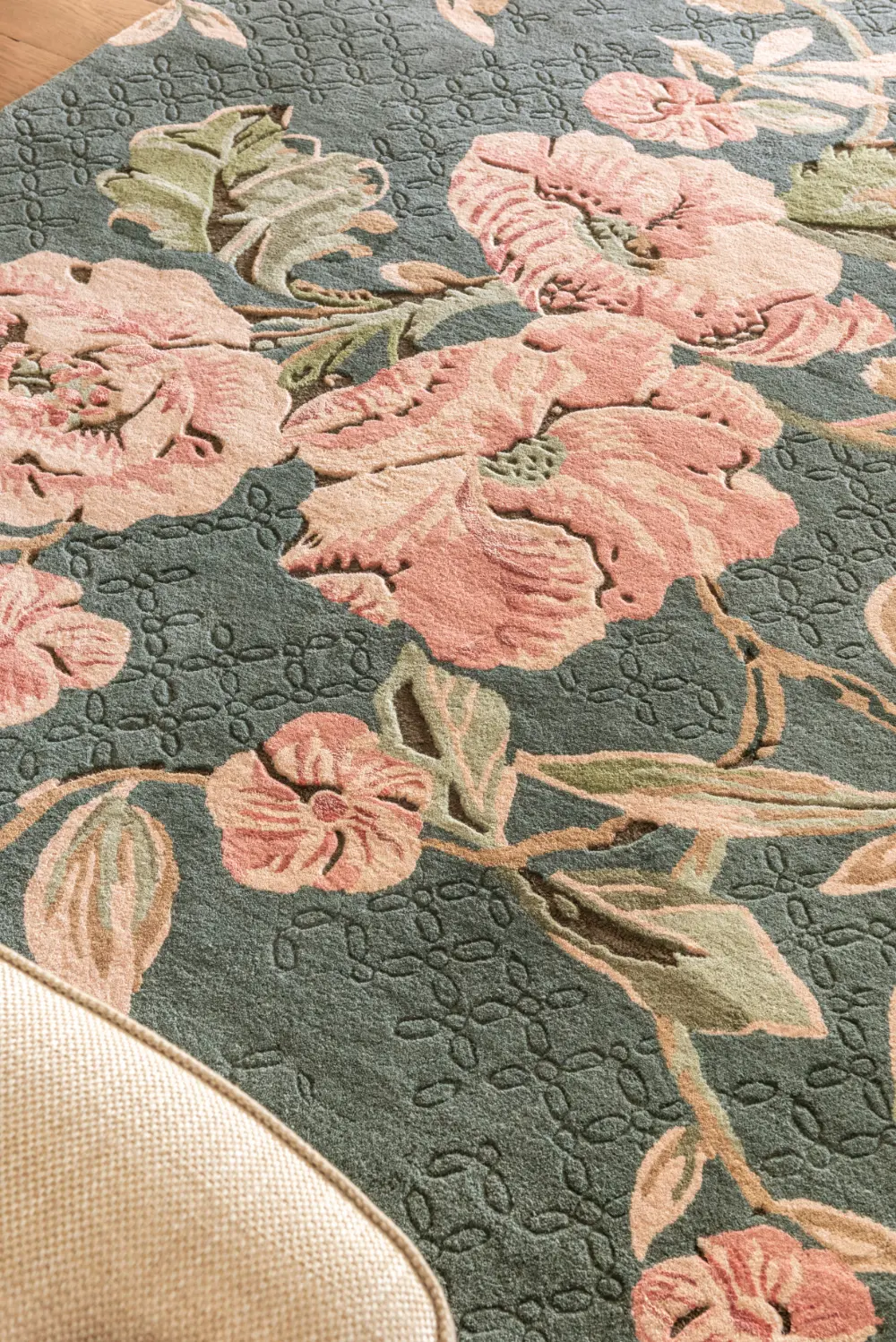Aylworth Trail Laura Ashley Fern Green 078607 Rug - Image 2