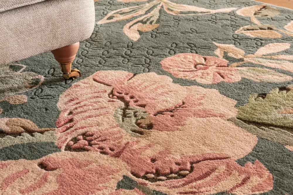 Aylworth Trail Laura Ashley Fern Green 078607 Rug - Image 3