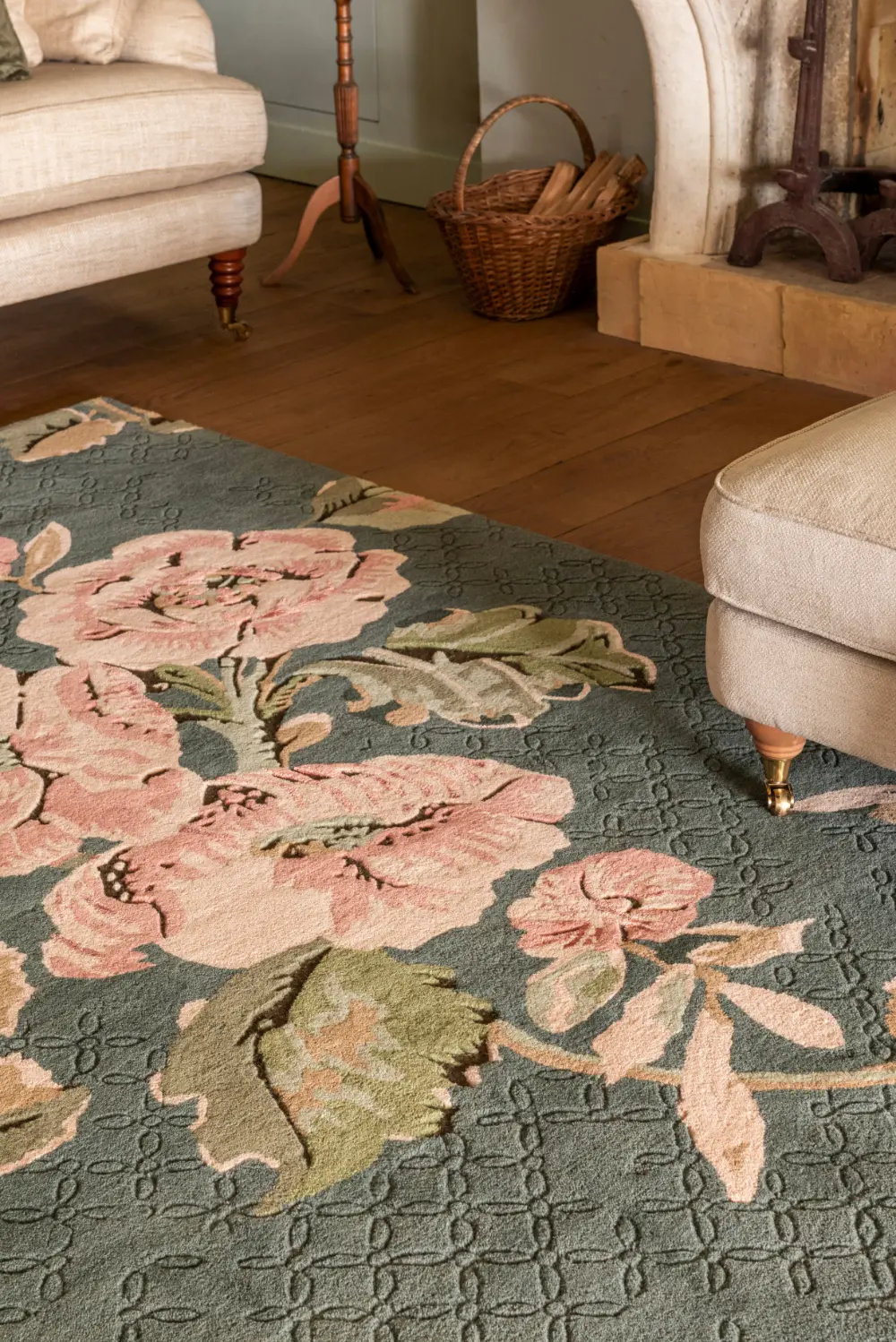 Aylworth Trail Laura Ashley Fern Green 078607 Rug - Image 5