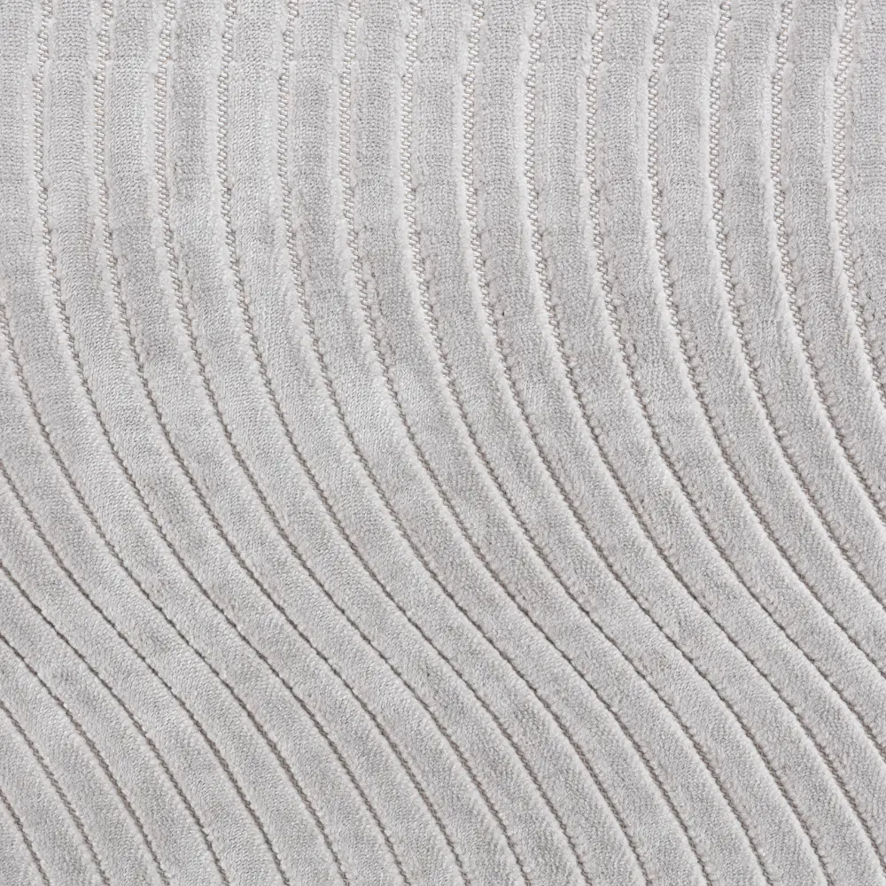 Ayumi In- & Outdoor 3D High & Low Pile Textured Grey Rug - Image 5