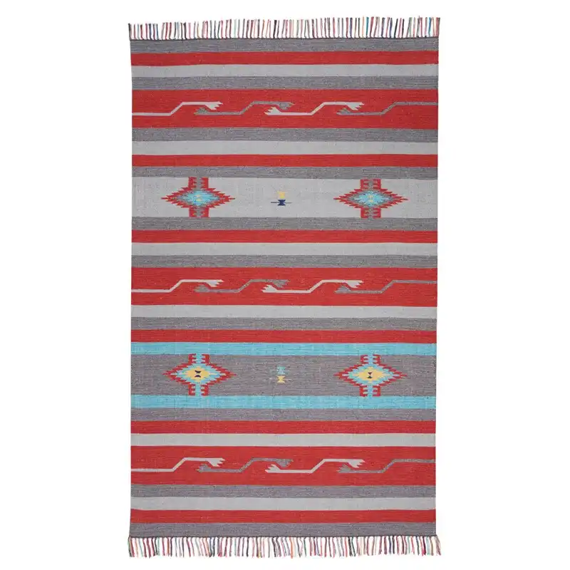 Baja BAJ01 Grey Red Rug - Image 5