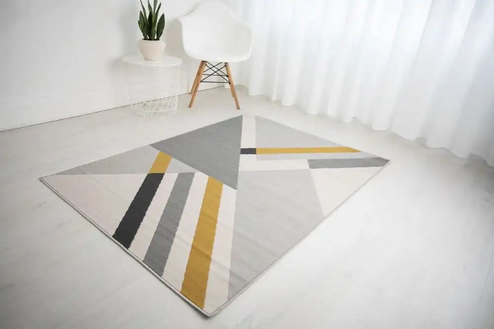 Balletto 186B Grey Ochre Rug - Image 2