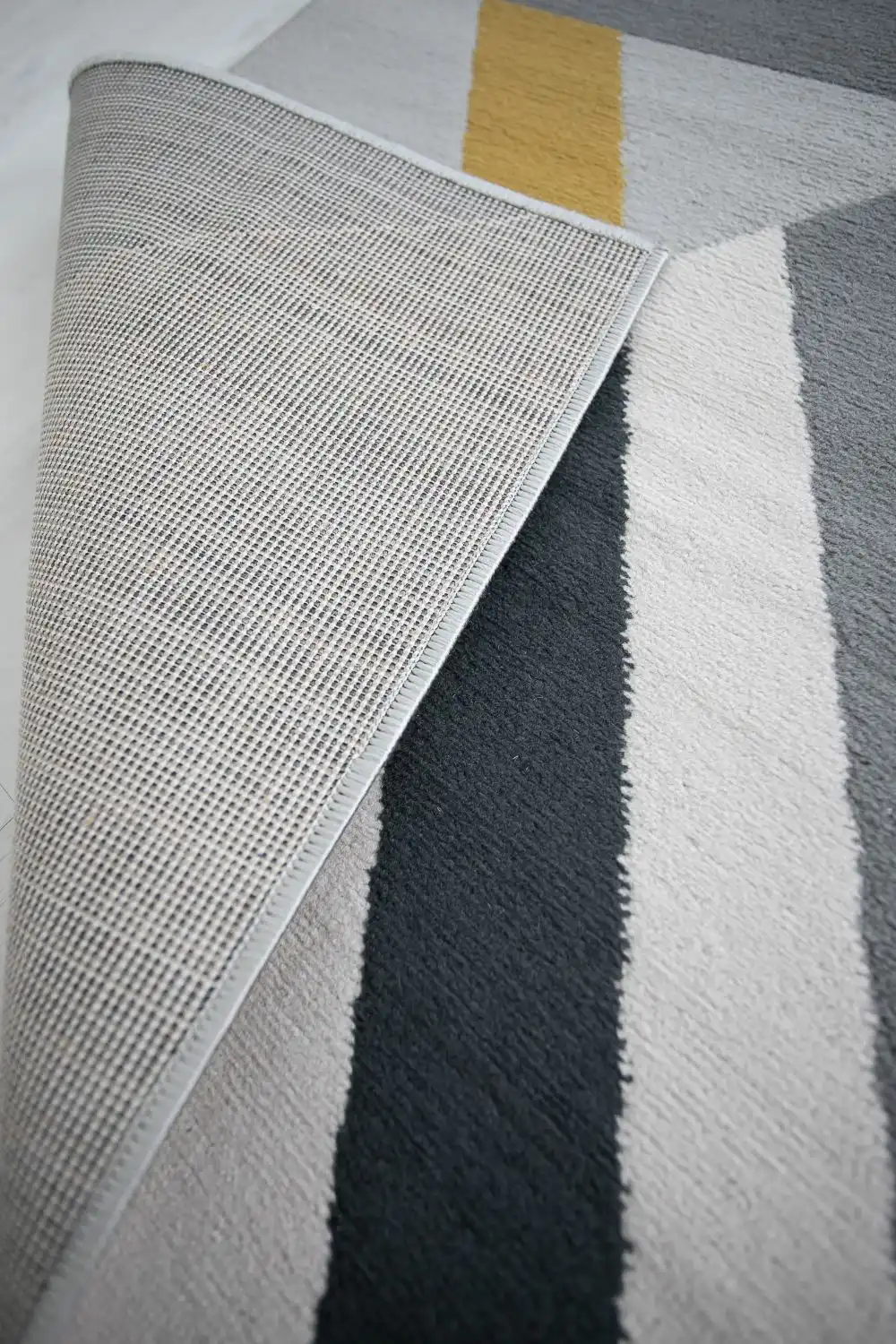 Balletto 186B Grey Ochre Rug - Image 3