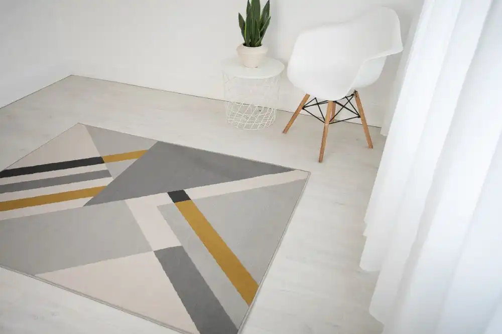 Balletto 186B Grey Ochre Rug - Image 4
