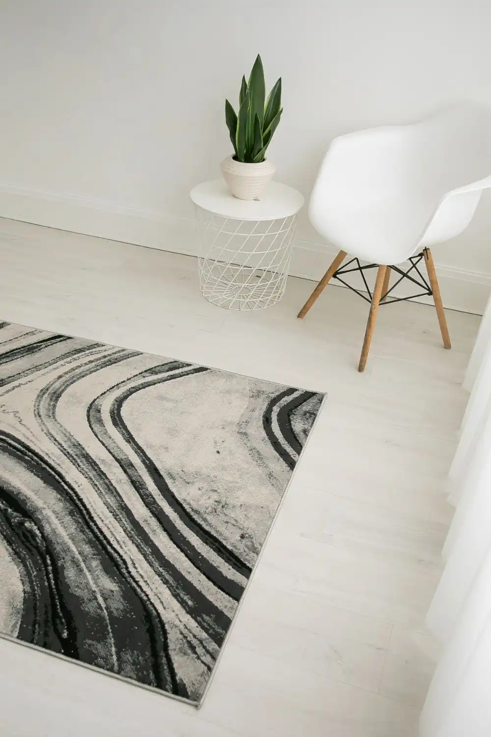 Balletto 18BA Anthracite Grey Rug - Image 5