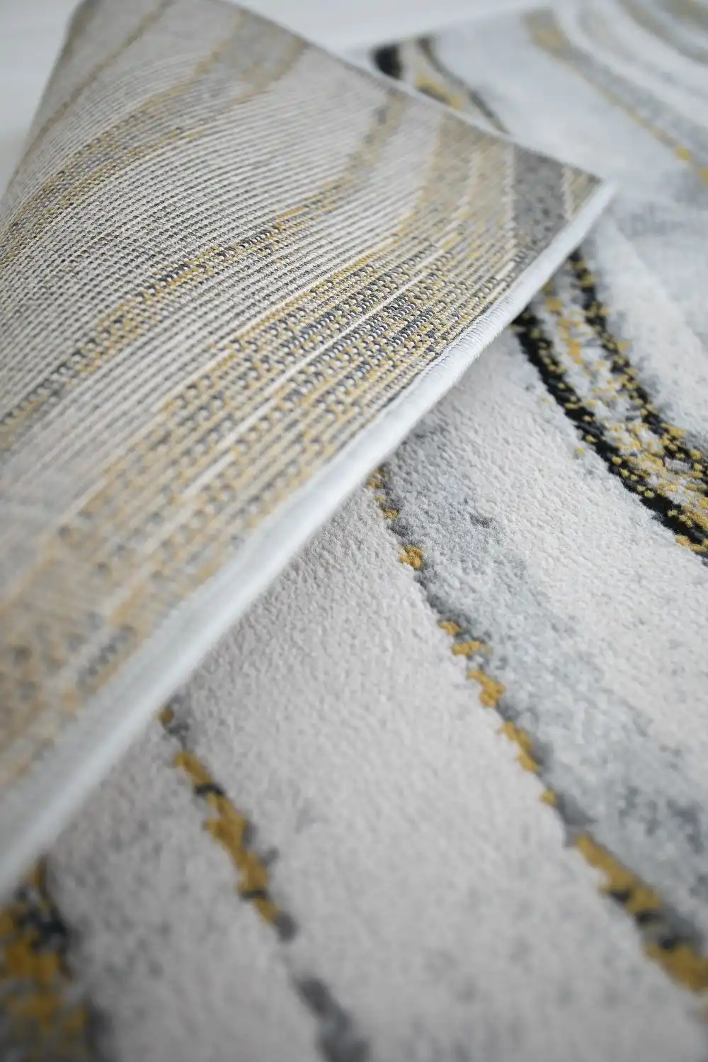Balletto 18BA Anthracite Ochre Rug - Image 2