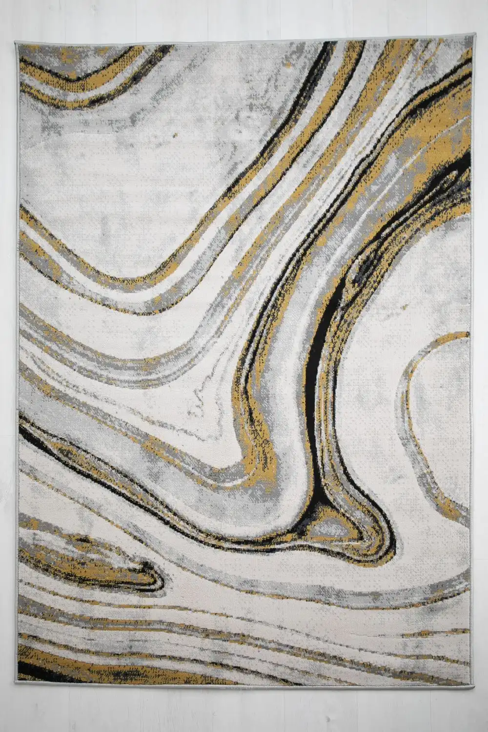 Balletto 18BA Anthracite Ochre Rug - Image 4