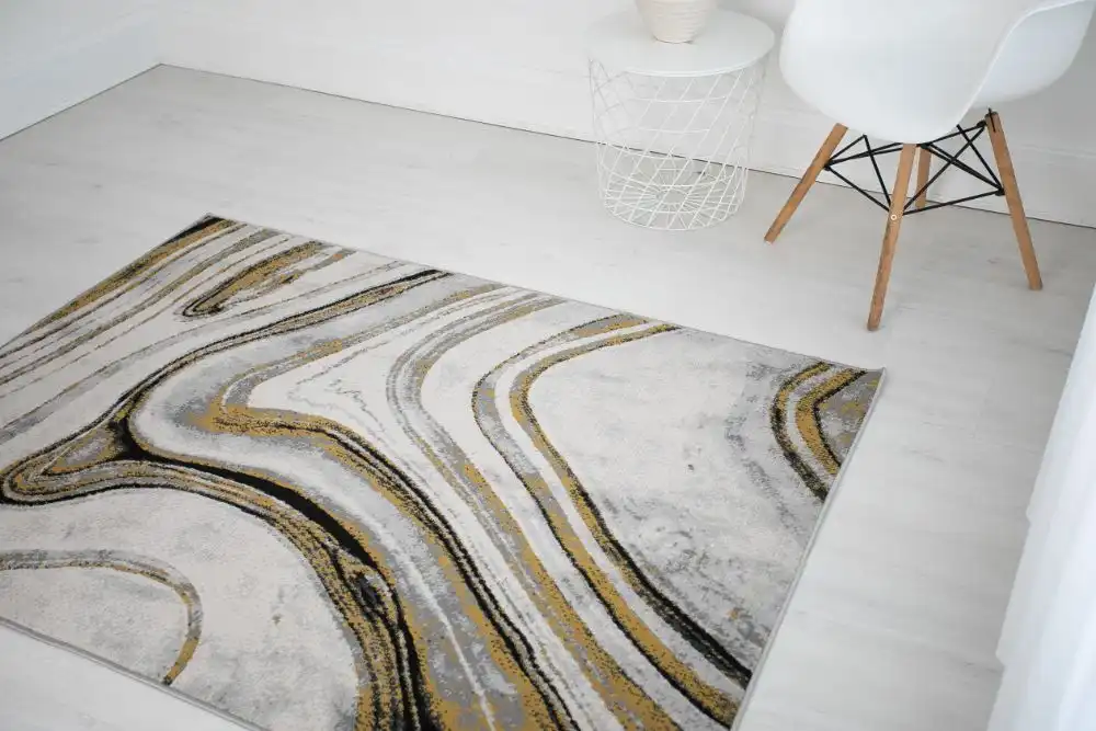 Balletto 18BA Anthracite Ochre Rug - Image 6