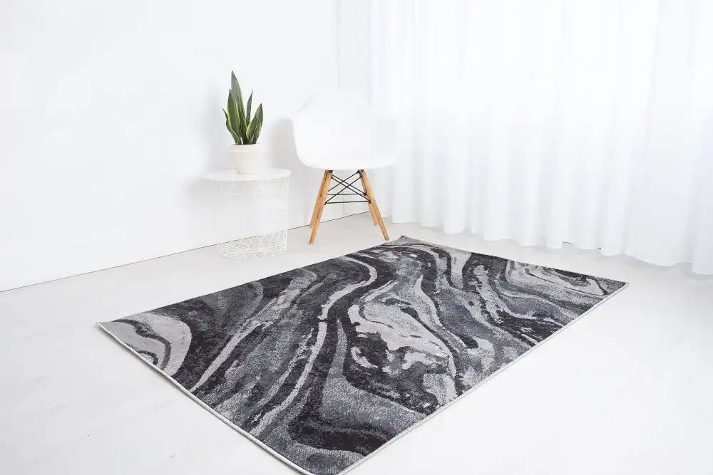 Balletto 21 EA Black Anthracite Rug