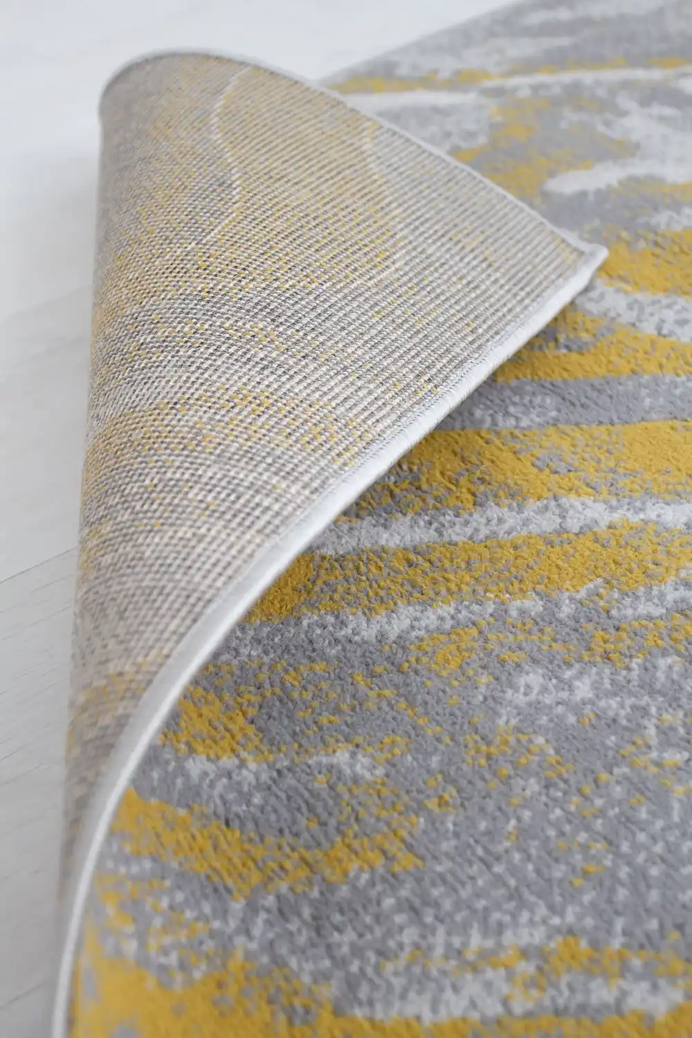Balletto 21EA Ochre Grey Rug - Image 3