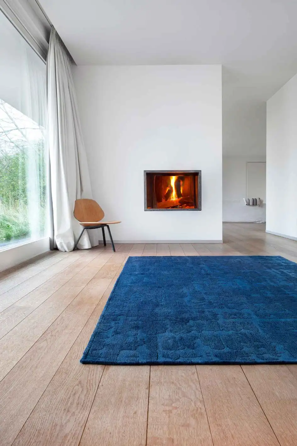 Baobab Structures 9250 Suarez Blue Washable Rug