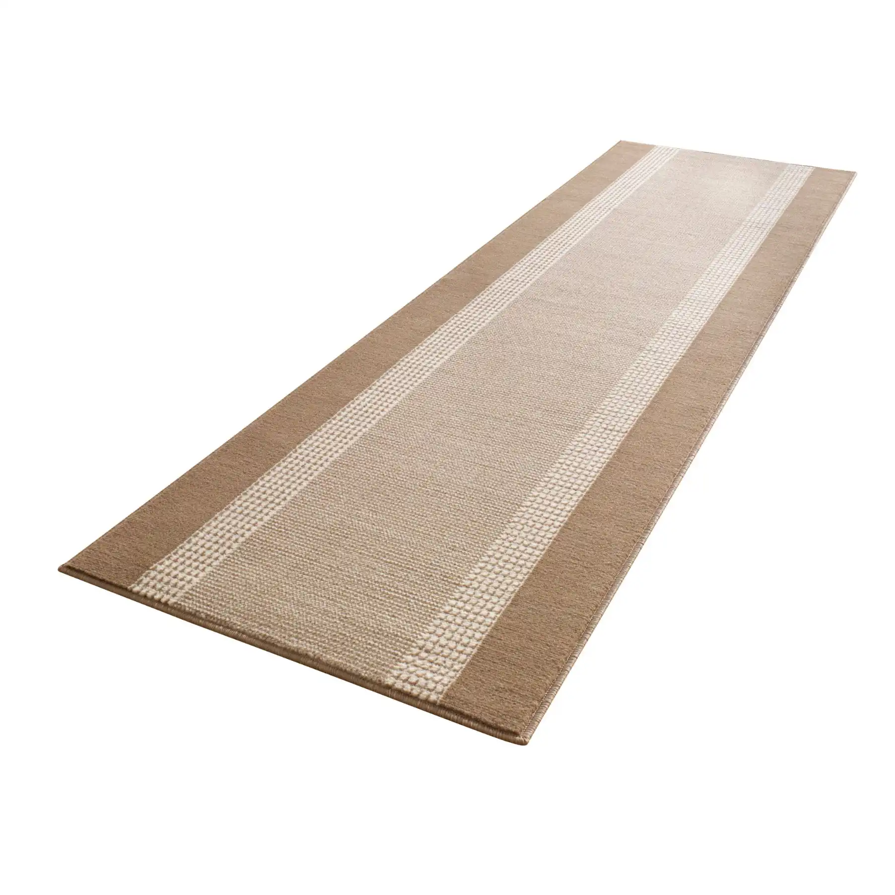 Basic 102498 Band Beige Cream Rug - Image 5