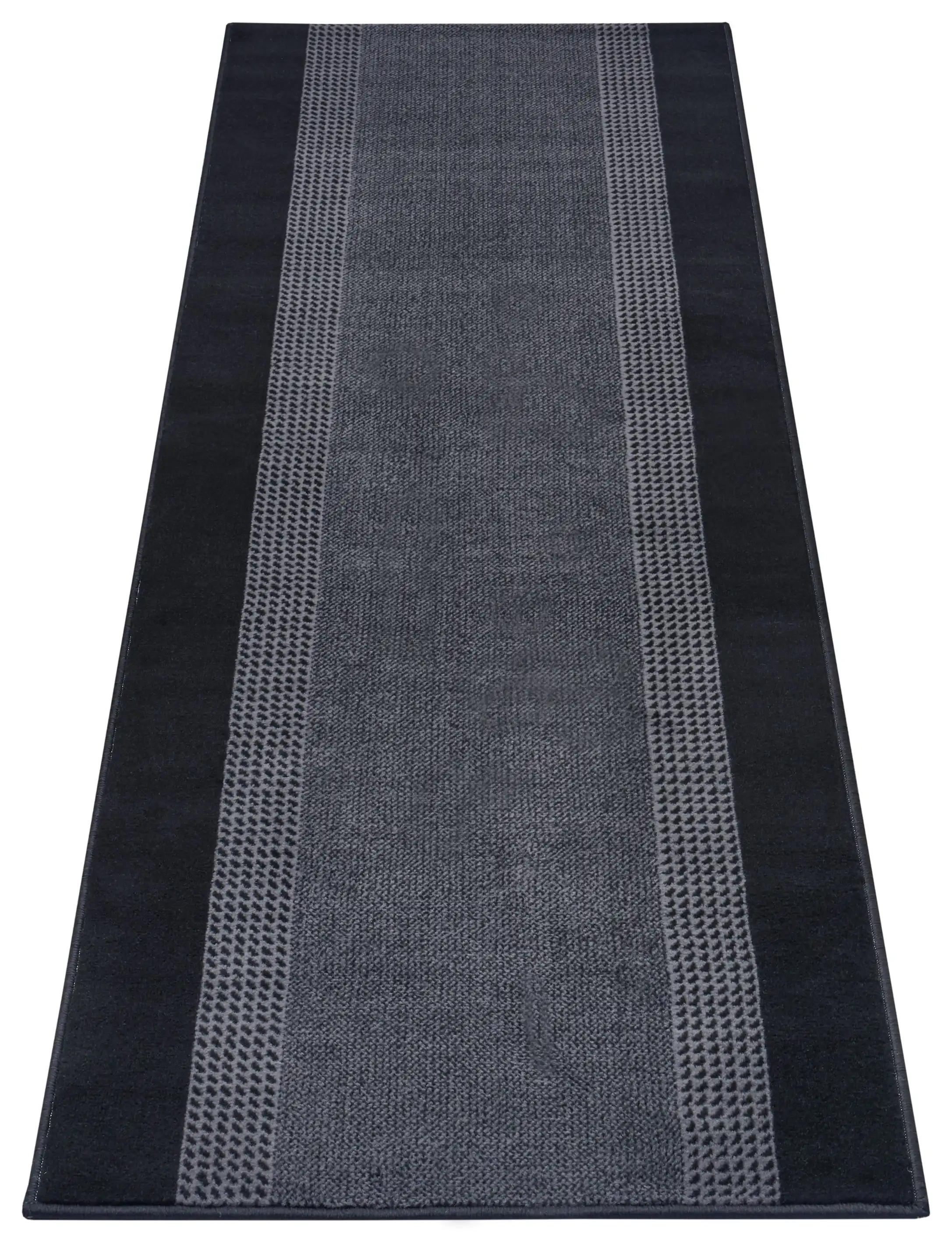 Basic 105486 Band Black Rug - Image 2