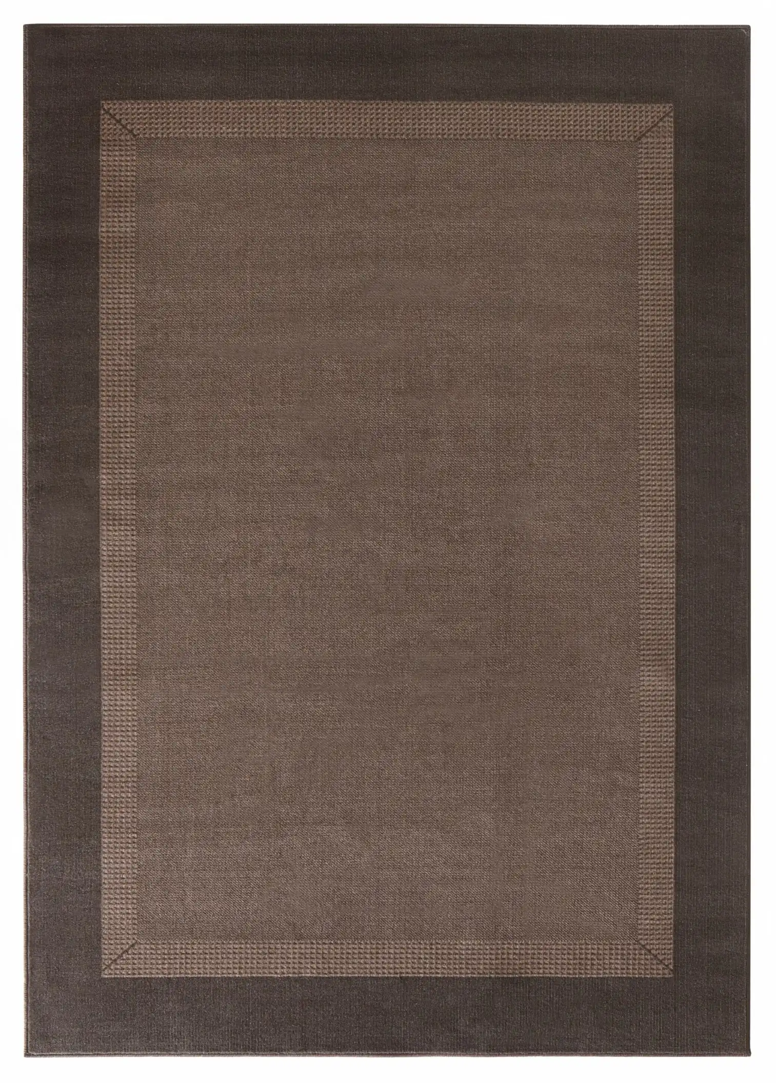 Basic 102500 Band Brown Rug - Image 2