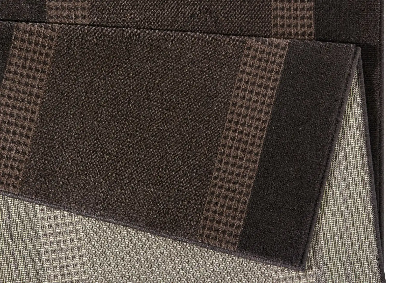 Basic 102500 Band Brown Rug - Image 5