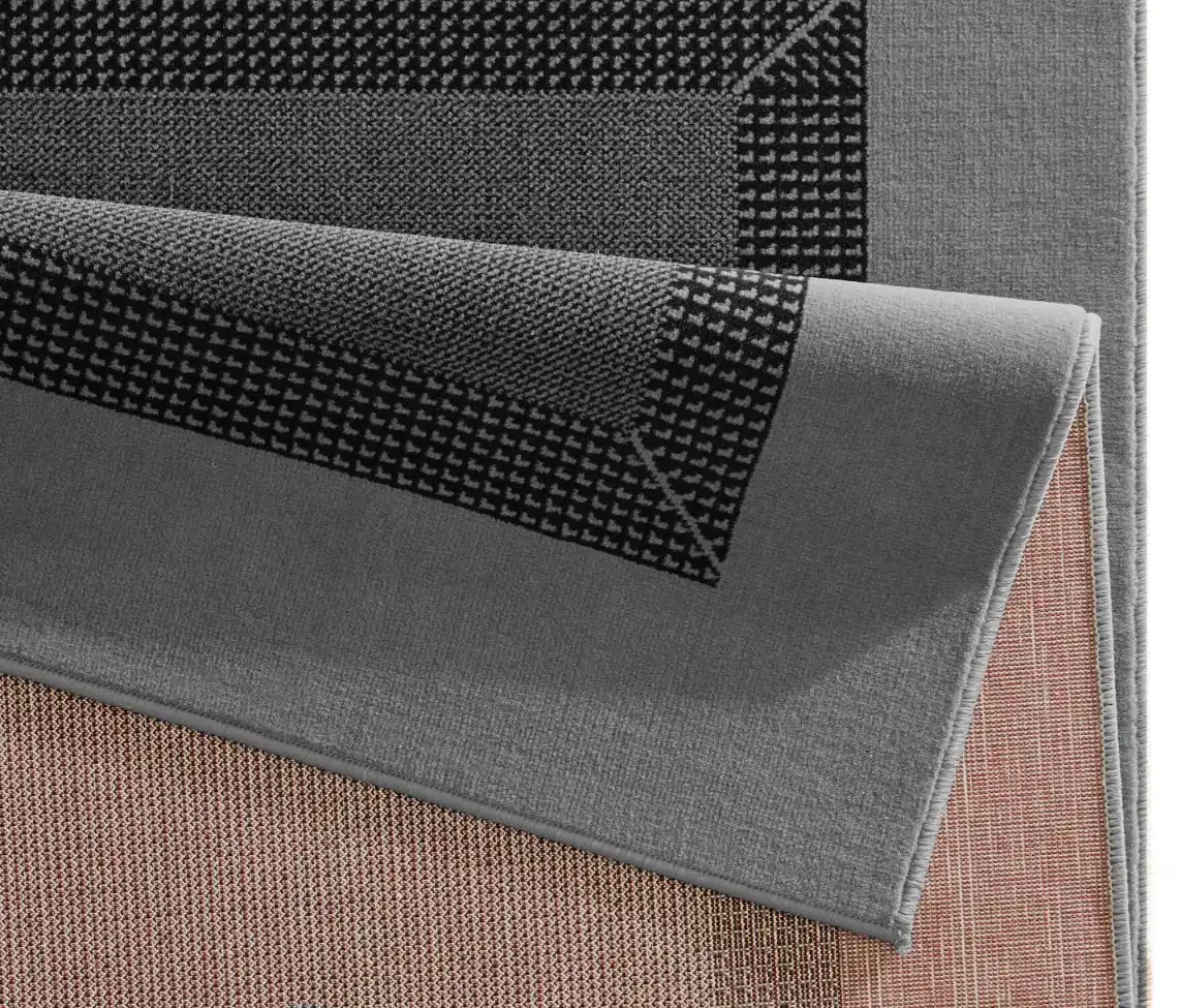 Basic 102497 Band Grey Rug - Image 3